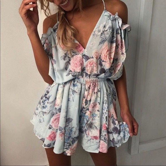 Pants - NEW!! Summer Cold Shoulder Romper